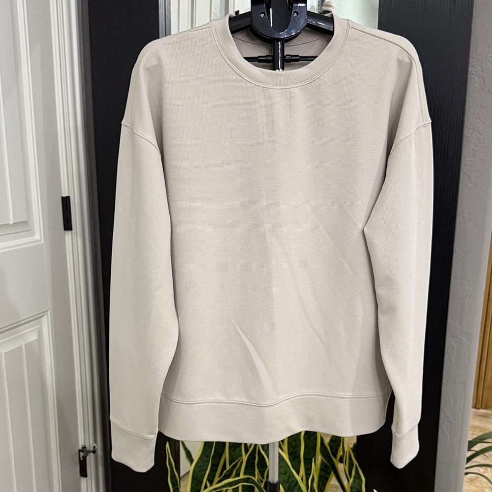 All in Motion Men's Light Tan Crewneck Sweater